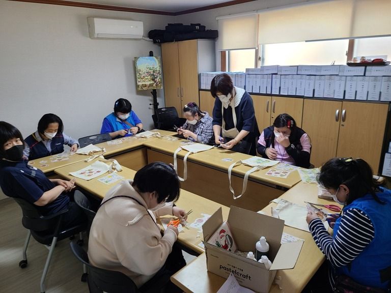 <5월 25일> 공예동아리 냅킨아트