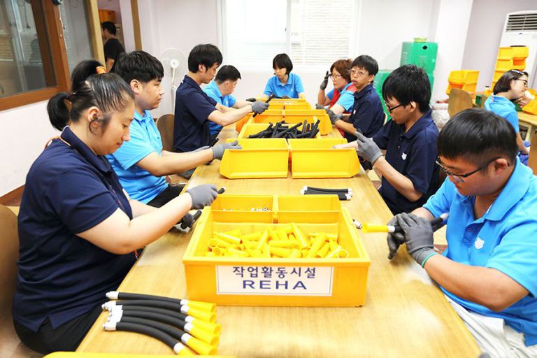 직업 적응 훈련실+휴게실(2층)
